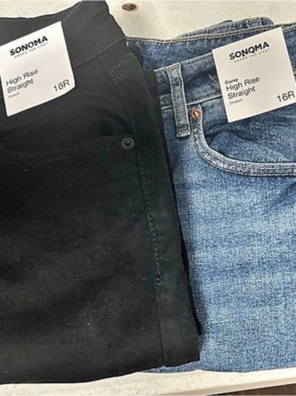 Soma Jeans in Black & Blue NWT